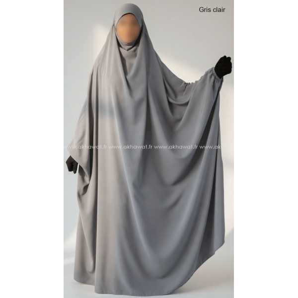 Jilbab microfibre léger Papillon 1 pièce - El bassira