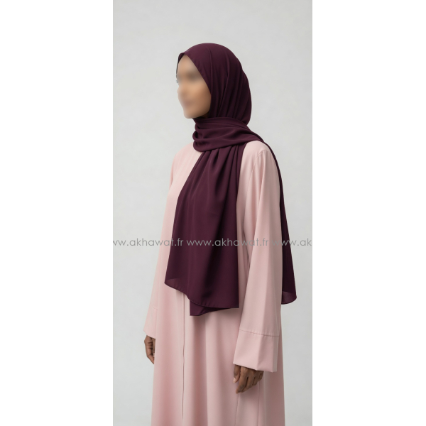 Hijab plume - 180x70 cm