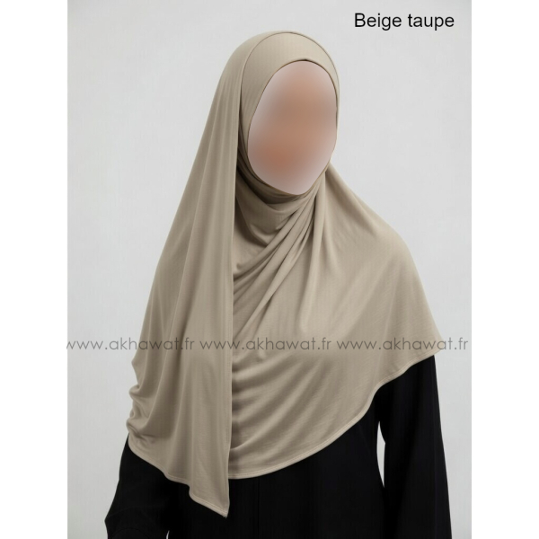 Hijab à enfiler avec ouverture pour Lunettes/Ecouteurs