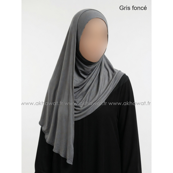 Hijab à enfiler avec ouverture pour Lunettes/Ecouteurs