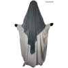 Khimar 3 voiles - Mousseline crêpe