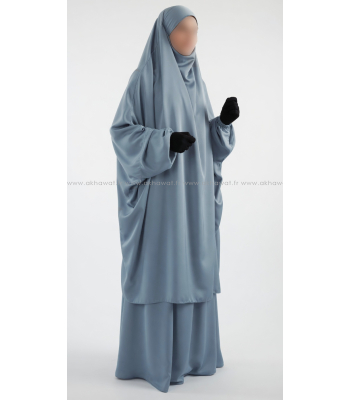 Jilbab Soie de Médine - 2 pièces jupe - El bassira