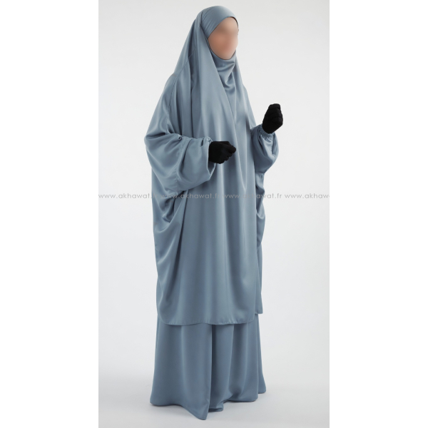 Jilbab Soie de Médine - 2 pièces jupe - El bassira