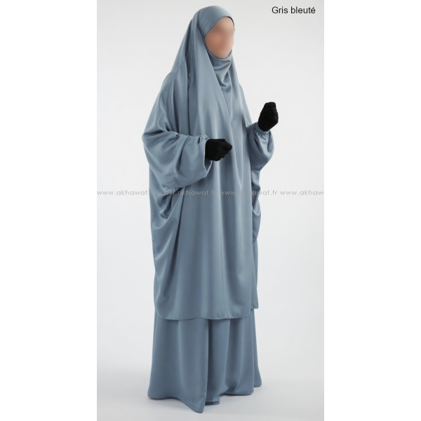 Jilbab Soie de Médine - 2 pièces jupe - El bassira