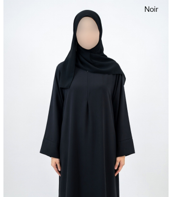 Abaya crêpe épaisse - Qualité +