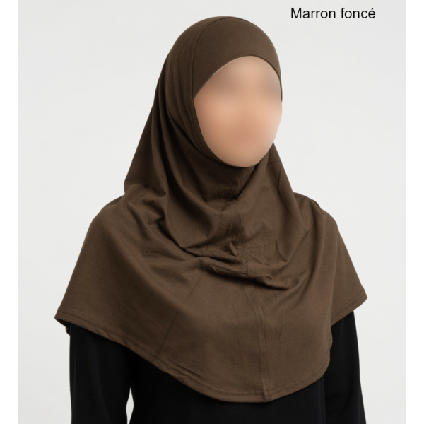 2 pieces hijab - Cotton