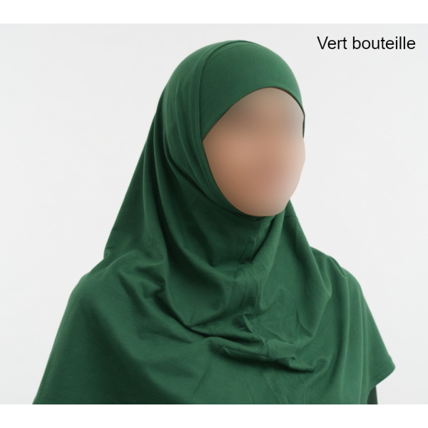 2 pieces hijab - Cotton