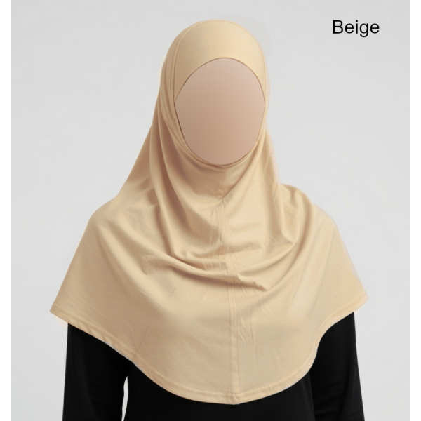2 pieces hijab - Cotton