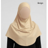2 pieces hijab - Cotton