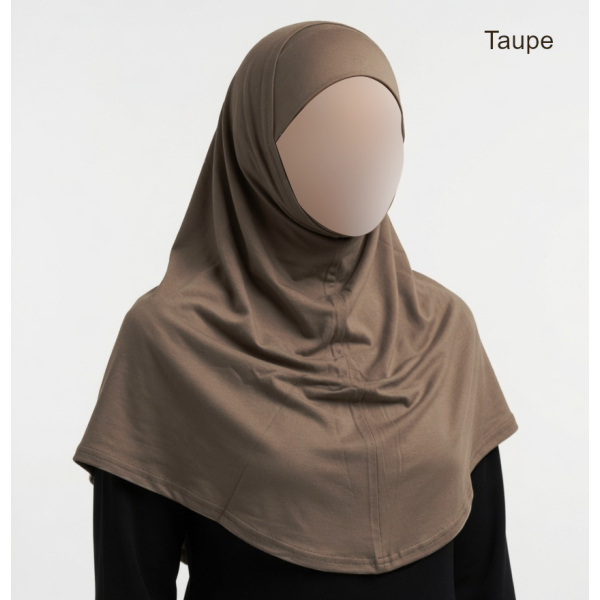 2 pieces hijab - Cotton