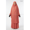 Light microfiber French Jilbab with flared skirt