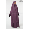Light microfiber French Jilbab with flared skirt