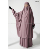Light microfiber French Jilbab with flared skirt