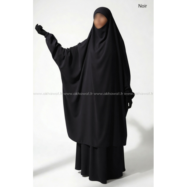 Jilbab Microfibre Léger 2 pièces jupe - El bassira