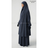 Light microfiber French Jilbab with flared skirt
