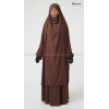Jilbab Microfibre Léger 2 pièces jupe - El bassira