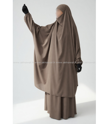Jilbab Microfibre Léger 2 pièces jupe - El bassira