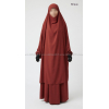 Light microfiber French Jilbab with flared skirt