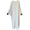 Abaya Papillon Jazz satiné - Manches volants