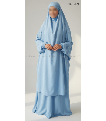 Jilbab Soie de Médine - 2 pièces jupe - Etoile d'Orient
