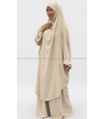 Jilbab Soie de Médine - 2 pièces jupe - Etoile d'Orient