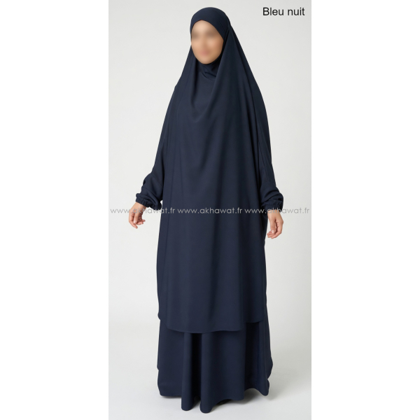 Jilbab Soie de Médine - 2 pièces jupe - Etoile d'Orient