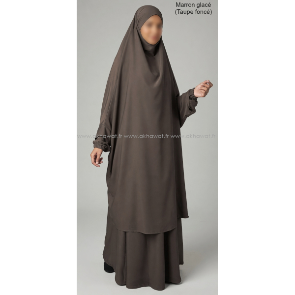 Jilbab Soie de Médine - 2 pièces jupe - Etoile d'Orient