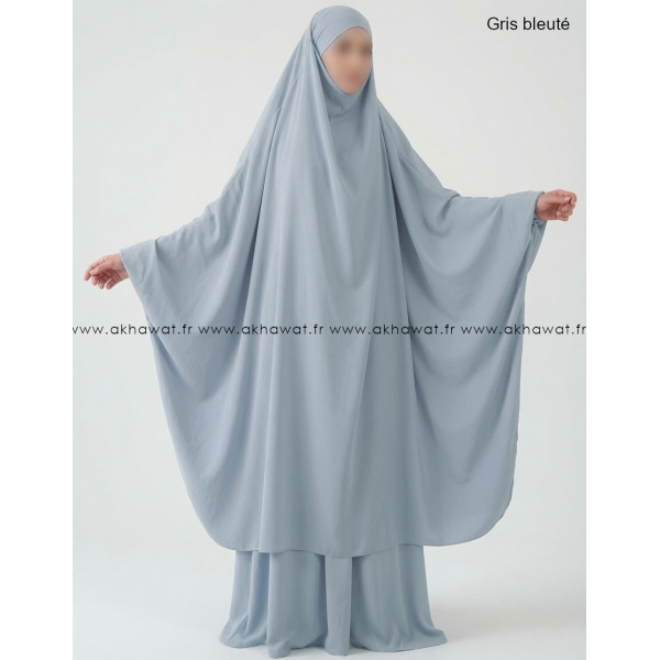 Light microfiber butterfly Jilbab with skirt