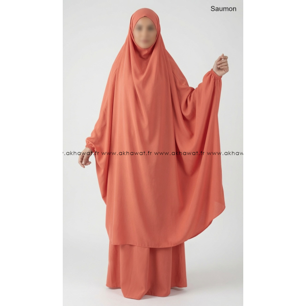 Jilbab Microfibre Léger Papillon avec jupe
