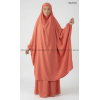 Light microfiber butterfly Jilbab with skirt