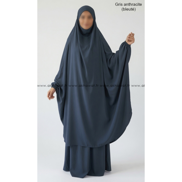 Jilbab Microfibre Léger Papillon avec jupe