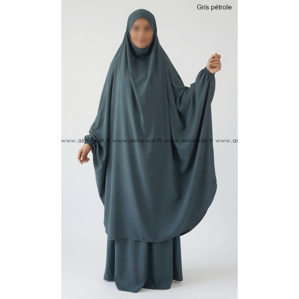 Jilbab Microfibre Léger Papillon avec jupe