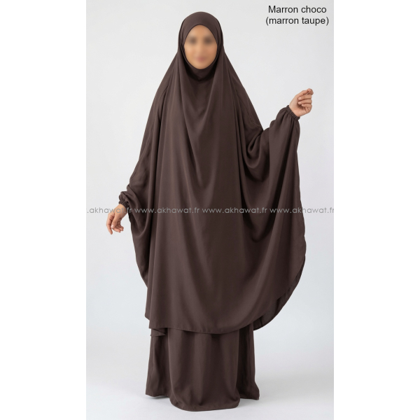 Light microfiber butterfly Jilbab with skirt