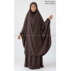 Jilbab Microfibre Léger Papillon avec jupe