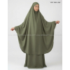 Jilbab Microfibre Léger Papillon avec jupe