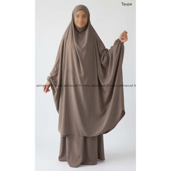 Light microfiber butterfly Jilbab with skirt