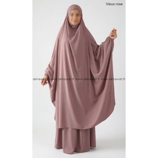 Jilbab Microfibre Léger Papillon avec jupe