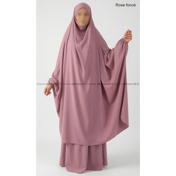 Jilbab Microfibre Léger Papillon avec jupe