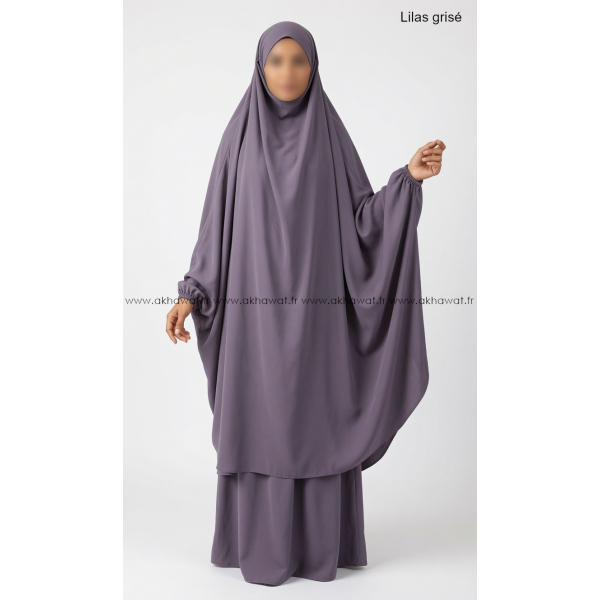 Jilbab Microfibre Léger Papillon avec jupe