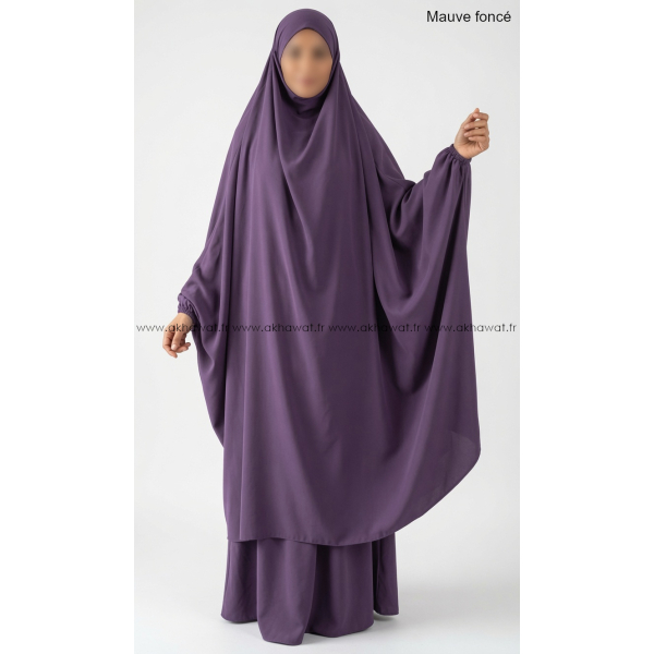 Jilbab Microfibre Léger Papillon avec jupe