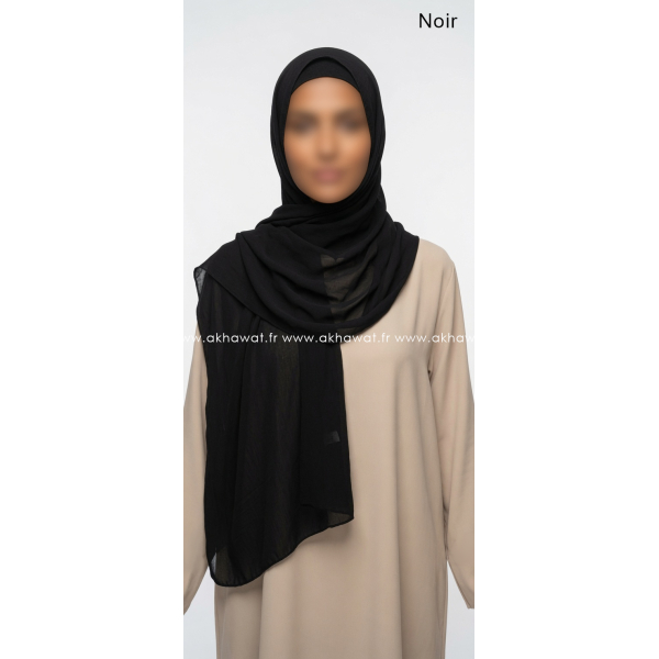 Grand hijab 100 % coton - Modal léger
