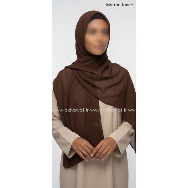 Grand hijab 100 % coton - Modal léger