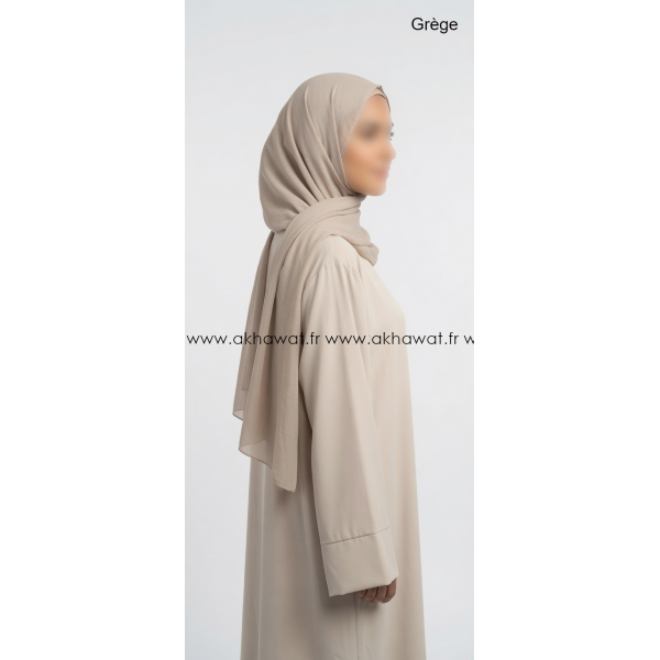 Grand hijab 100 % coton - Modal léger
