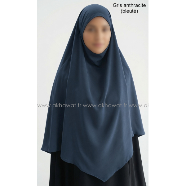Light microfibre khimar - 90cm
