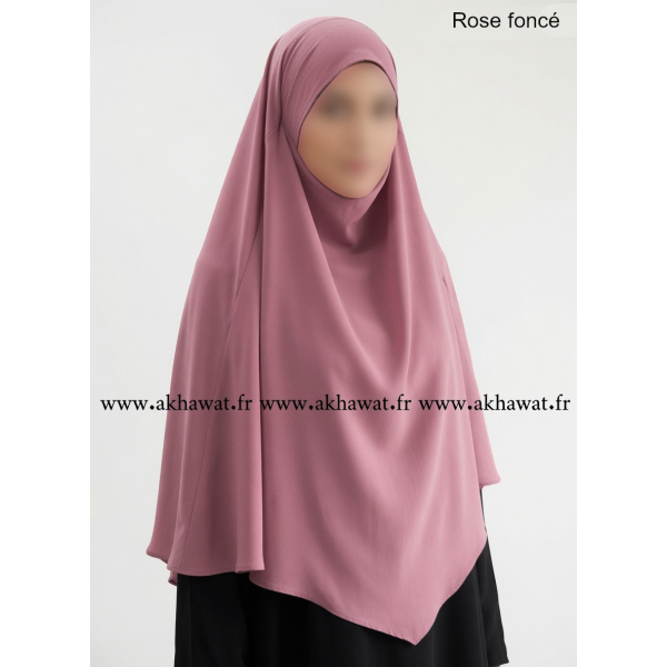 Light microfibre khimar - 90cm
