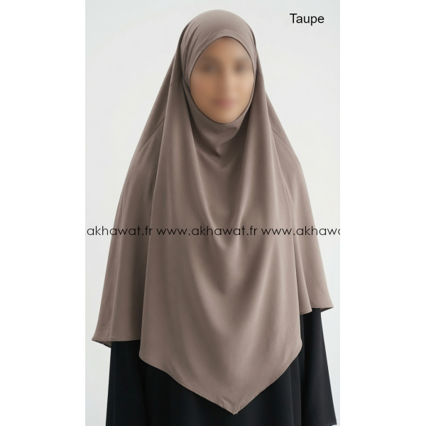 Light microfibre khimar - 90cm