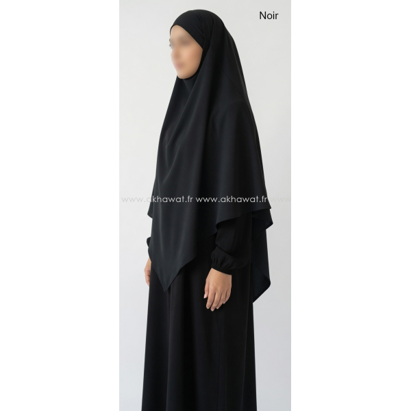 Light microfibre khimar - 120 cm