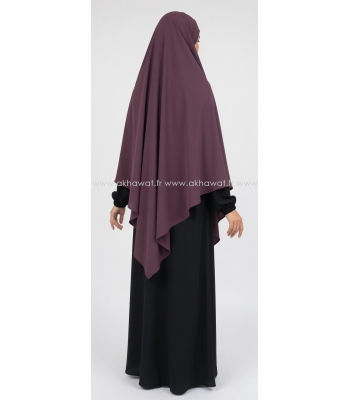 Light microfibre khimar - 120 cm