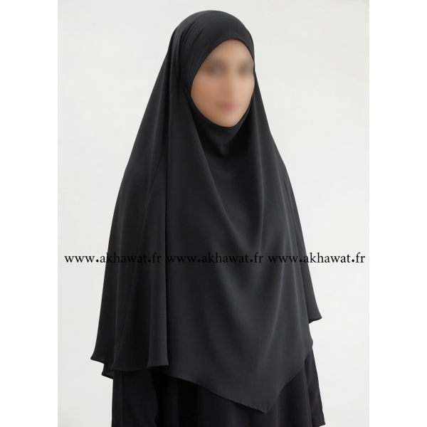 Light microfibre khimar - 90cm