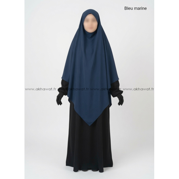 Light microfibre khimar - 145 cm